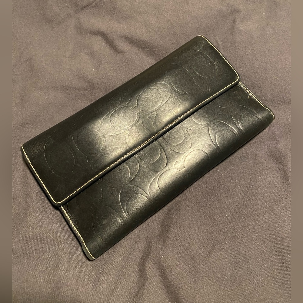 Buttery soft leather vintage coach wallet